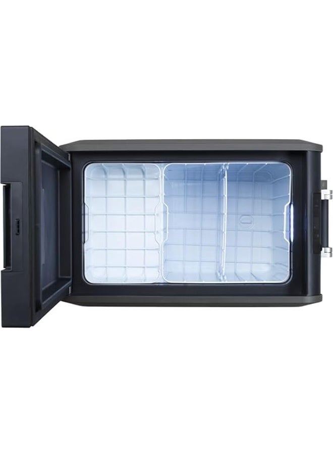 دوميتك دومتيك CFX5 45 – صندوق تبريد ضاغط محمول بسعة 45 لتر – يعمل على 12/24 فولت و240 فولت – صندوق تبريد كهربائي/فريزر للسيارة – ثلاجة صغيرة للشاحنات والقوارب والمنازل المتنقلة - Image 2